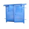 Porta de ar livre de pressão da grelha subterrânea de retorno da pista de ar interruptor bidirecional da mina porta ajustável com persiana porta de ar automática