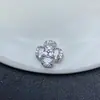 Retención de Color Fuerte Diamante Completo Flor de Cuatro Hojas Agujero Pasante Caja Mágica Múltiples Agujeros Juguete de Cristal Pulsera Accesorios de Joyería DIY Cuentas