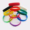 Pulseira de silicone luminosa de fábrica com impressão plana intaglio letterpress logotipo de impressão de design livre por atacado sob demanda