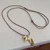 Collar Colgante de Borla Sunny Little Pony Moda Lujo Ligero Diseño de Nicho Cadena de Cuerda Trenzada de Gama Alta Cadena para Suéter
