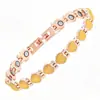 Pulsera Magnética de Aleación Ecológica Ajustable Gauss Full-Magnética con Pedrería en Forma de Corazón, Superventas Transfronteriza de Amazon para Mujer en Stock