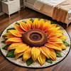 Nueva alfombra floral transfronteriza para sala de estar, alfombrilla de cristal para dormitorio junto a la cama, alfombrilla para pies TEMU más vendida con etiquetado y dropshipping