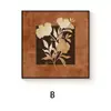 Pinturas Decorativas de Nicho de Alto Padrão Estilo Vintage para Quarto e Sala de Jantar, Pinturas Decorativas Retro Americanas para Sala de Estar, Pinturas para Pendurar na Parede de Fundo do Sofá