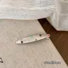 Grampo de Cabelo Metálico com Bolinhas Onda de Dopamina Presilha Bico de Pato 2026 Novo Estilo Franja Lateral Grampo de Cabelo Acessório de Cabelo
