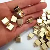 Pulsera collar bola de pelo cuerda de cuero hebilla joyería diy hebilla de conexión de llave producción por fundición a presión de aleación de zinc lote de producción ventas directas de fábrica
