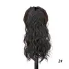 Peluca de Cola de Caballo para Mujer, Permanente Nube, Cola de Caballo con Pinza de Garra, Estilo Corto de Onda de Agua Popular en Internet, Cola de Caballo Alta Natural, Cola de Caballo Alta
