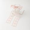 Cross-border Hot Lace Flower Bow Ribbon Hairpin Elegante Voltar Cabeça Hairpin All-match Acessórios para o cabelo