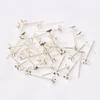 Pacote de ouro 14K cor retentora brincos cruz taça pino suporte pino de orelha earstud acessórios cabeça chata fundo chato earstud DIY earstud suporte vazio