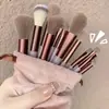 Novo conjunto de 13 pincéis de maquiagem verde Quatro Estações portátil cabelo macio blush sombra para os olhos conjunto completo de ferramentas de beleza atacado