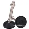 Nylon Ajustable Taza de Pie Ajuste de Goma Antideslizante Absorción de Choque Soporte Articulación Pezuña Pie Máquina Herramienta Base Tornillo