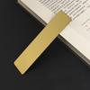 Letrero de acero inoxidable fabricación medalla de oro titanio lote pequeño logotipo personalizado letras logotipo lámina metálica en blanco caja de madera pegatina