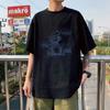 Camiseta de Manga Corta Estampado de Marioneta Manga Media para Hombre Verano Moderna Marca Holgada Estudiante Camiseta Tendencia Atractivo Casual Superior