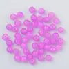 Cuentas Redondas de Gelatina Acrílica Color Caramelo Agujero Recto Cuentas de Color Material para Manualidades DIY Cuentas Sueltas Fabricante Venta al por Mayor