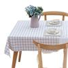 Toalha de mesa de grade de PVC nova e aprimorada, impermeável, à prova de óleo, lavável, pano de mesa vermelho da internet, estilo ins, toalha de mesa para mesa de jantar, mesa de centro, dropshipping