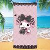 Nueva Toalla de Playa Estampada de Venta Caliente Transfronteriza Stitch Kuromi Toalla de Playa Toalla de Dibujos Animados para Niños Venta al por Mayor Paño de Toalla