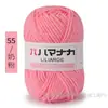 4 Ovillos de Hilo de Algodón Leche de Grosor Medio Hilo para Bebé Kit de Materiales para Tejer Crochet Hecho a Mano DIY Ramo de Muñeca
