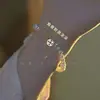 Pulsera de Perlas Azules Estrella de Mar Estrellada de Gran Venta con Diseño Temático del Bosque, Pulsera de Nicho de Gama Alta al por Mayor, Alto Valor Estético