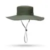 Sombrero Impermeable para Exteriores de Secado Rápido con Ala Ancha para Camping y Senderismo para Mujeres, Adelgazante del Rostro, Protección UV, Sombrero de Vaquero Occidental de Pescador para Hombres