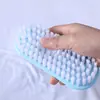 Nuevo cepillo para zapatos de cerdas plásticas con mango, multifuncional para lavar ropa y zapatos, cepillo de limpieza para el hogar, cepillo para lavandería