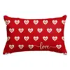 Funda de Almohada para el Día de San Valentín Transfronteriza, Decoración de Ambiente Festivo, Funda de Cojín para Sofá del Hogar, Funda de Cojín para Dormitorio con Estampado de Amor