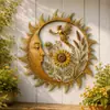 Coleção de Decoração de Parede de Jardim Solar Vintage Transfronteiriça Sol de Jardim Retrô S