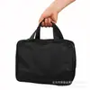 Bolso de tela Oxford para acampar al aire libre y picnics, bolsa de almacenamiento multifuncional para bomba de aire de coche negra