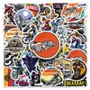 50 Piezas de Pegatinas para Motocicletas Todoterreno, Serie de Tendencia para Coches Impermeables Geniales Pegatinas de Grafiti para Cuadernos y Fundas de Teléfono, Al por Mayor