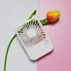 Ventilador Pequeño de Mano, Carga Mini USB, Batería de Larga Duración, Gadget de Refrigeración Portátil, Ventilador de Regalo