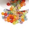 Letras acrílicas con cuentas sueltas, cuentas planas, para pulseras, pendientes, accesorios de joyería hechos a mano para niños, DIY, venta al por mayor