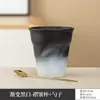 Taza de café de cerámica cultural y creativa con cuchara, se puede imprimir con logotipo, taza con grabado de regalo, juego de caja de regalo de recuerdo empresarial