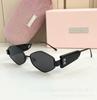 Nueva familia MIV gafas de sol metálicas de alta calidad con pequeños diamantes, estilo moda personalidad viento para hombres y mujeres con protección UV