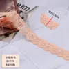 Acessórios de Renda Elástica Colorida para Decoração de Tecido DIY Feito à Mão, Decoração de Bainha de Saia, Materiais Estreitos Pretos e Brancos