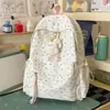 Bolso de Hombro Doble con Flores Newins para Niñas Estudiantes Linda Mochila Escolar de Gran Capacidad para Estudiantes de Secundaria y Preparatoria Mochila Casual de Viaje