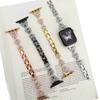 Corrente de Cobre com Zircônia Borboleta Pulseira de Metal Adequada para Apple iWatch 11ª Geração 10/987Ultrase