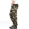 Calça Cargo Multibolsos Masculina de Algodão Respirável Casual para Uso Externo Resistente ao Desgaste Tática Tamanho Grande Calças de Comércio Exterior