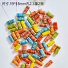 Contas de Cerâmica Feitas à Mão Material para Miçangas DIY Bolsa Acessórios Acessórios de Contas Soltas Cor Mista Menina Estudante Furo Grande Formato Especial Cor