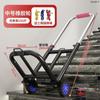 Carro de Mano Plegable para Transportar Mercancías, Compras, Comestibles, Equipaje, Carrito Pequeño, Carrito de Equipaje, Escalada de Escaleras