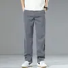 Jeans Reto Largo de Tencel Novo Estilo 2026 para Homens, Marca da Moda, Fino de Verão, Respirável com Sensação de Gelo, Calça Longa Casual Versátil