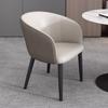 Silla de comedor ligera y de lujo para el hogar, de alta gama, para apartamentos pequeños, sala de estar, hotel, con respaldo y reposabrazos, para restaurante, informal.