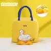 Bolsa de Lonchera de Dibujos Animados Linda, Bolsa Térmica, Lonchera, Lonchera Infantil, Lonchera Térmica de Papel de Aluminio para Estudiantes, Bolso al por Mayor