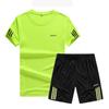Camiseta de manga corta de verano para adolescentes, traje deportivo de verano, camiseta para hombre, pantalones cortos casuales de manga corta, traje de dos piezas