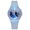 Nuevo reloj luminoso para estudiantes y niños, bonito reloj LED de silicona con dibujos animados, suministro transfronterizo, venta al por mayor