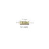 Ropa Lencería Ropa Placa de Nombre de Metal logo Placa de Letras Ovalada Rectangular Decoración Ferretería Joyería Identificación Etiqueta Colgante