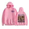 Sudadera de Merchandising de la Gira del Álbum de Bad Gyal Moda Hip-Hop High Street Sudadera Unisex Retro Casual con Capucha