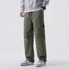 Calças casuais de primavera e verão para homens, calças jogger de corte solto, calças de moletom casuais estilo Hong Kong, novas calças casuais masculinas