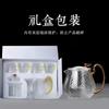 Tetera de Flor de Vidrio Escama de Dragón con Filtro, Tetera de Dragón Resistente al Calor para Incienso, Dispositivo para Preparar Té con Textura Martillada, Juego de Té con Separación de Agua y Hojas de Té