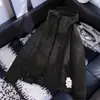Jaqueta externa três em um para homens e mulheres, conjunto de duas peças destacável de plumas e fleece, roupa de trabalho quente para outono e inverno