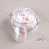 Cross-border Hot Nail Jewelry ins Aurora Cloud Brocade Ice Pieces Magic Unicorn Pieces Nail Ice Pieces Engarrafado