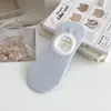 Meias Invisíveis Antiderrapantes Respiráveis de Silicone Novo Urso Coração Primavera/Verão 2026 para Mulheres Estilo Japonês Curtas Casuais Meias de Barco