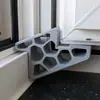 1 Pieza Tope de Puerta Resistente Antideslizante Cuñas para Puerta de Balcón y Ventana Fácil Instalación para Hogar Baño Cocina Bloqueo de Carril